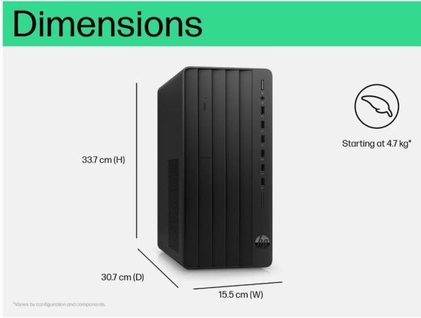 HP 280 G9 MT i3-12100/RAM 8GB/256 GB NVME SSD/HDD 1TB/Windows 10 Pro/WARR 3/3/3 - Image 2