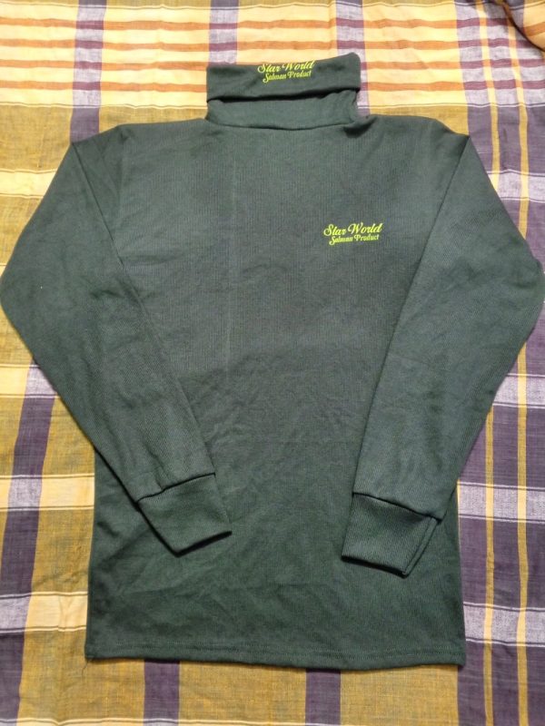T Shirt Cotton Wool Blend High Neck L Size Men/Women - Image 2