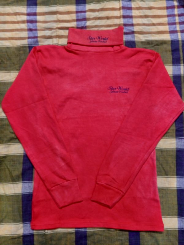 T Shirt Cotton Wool Blend High Neck L Size Men/Women