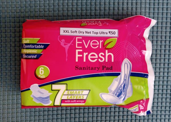 Ever Fresh XXL / 330MM Soft Dry Net Top Ultra Thin Sanitary Pads | 160ML+ Absorbent | Heavy Flow | Odour & Wetness Locks | 36 Pads | With Wings & Disposable Wrapper - Image 2